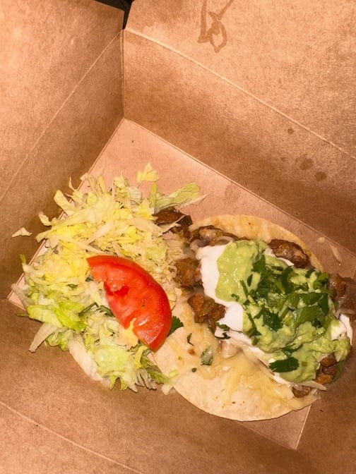 Favela's Style Taco Combo.