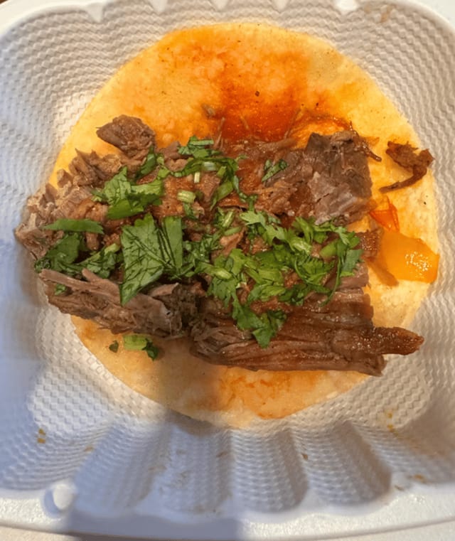 Picadillo Taco.