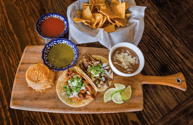 Pollo Asado Taco.