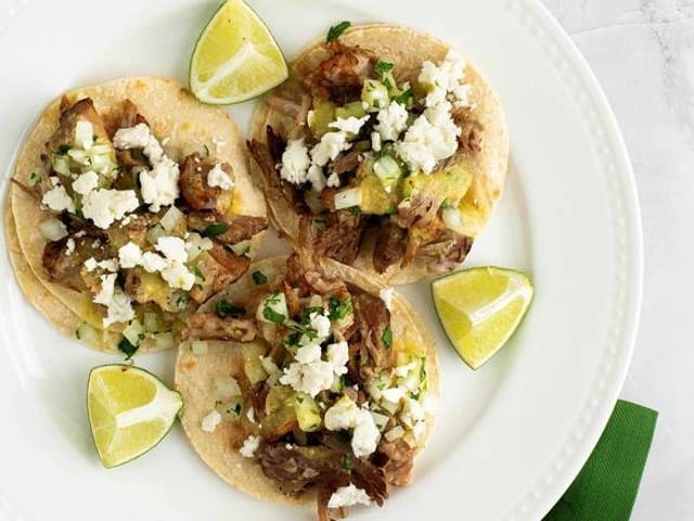 Chile Verde Taco.